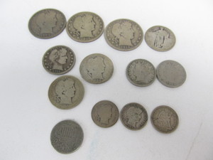 lot 117 image: Group of Old US Silver etc Coins