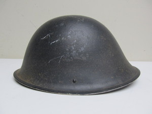 lot 136 image: Vintage Steel 1950s British Military Helmet - Korean War Era