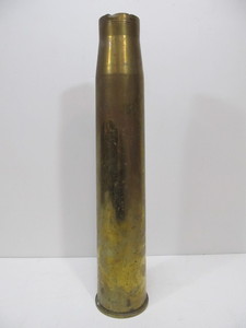 lot 171 image: LARGE Old WW2 57mm Artillery shell Casing