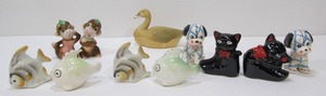 lot 185 image: Nice Group of Mid Century 1950s Salt & Pepper Shakers