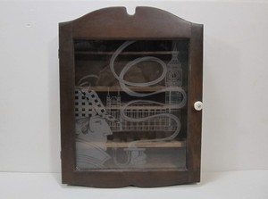 lot 236 image: Vintage Smoking Pipe Display Cabinet