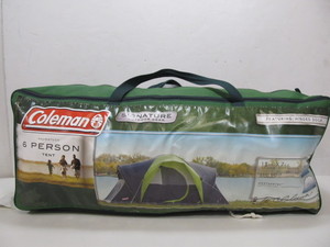 lot 246 image: Brand New COLEMAN 6-Person Camping Tent