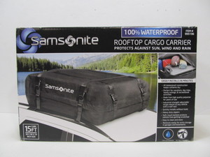 lot 256 image: Brand New SAMSONITE Waterproof Rooftop Cargo Carrier