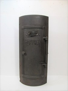 lot 221 image: Antique Cast Iron HOFFMAN Heater Door