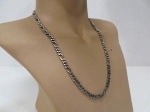 lot 264 image: Vintage TAXCO Sterling Silver Mens Chain Necklace