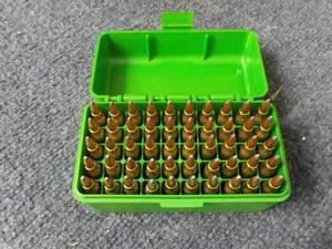 lot 206 image: Case of 50 Bullets Cal. 223-55 Gr...