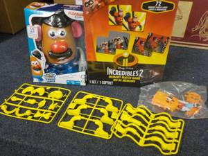 lot 229 image: Mr. Potato Head, and Incredibles 2...