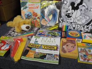 lot 230 image: Crayons, Coloring Books, Fuzzy Frie...