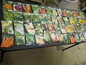 lot 258 image: 52 pkgs of Burpee Garden Seeds dat...