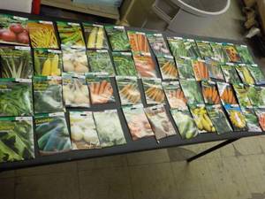 lot 259 image: 52 pkgs of Burpee Garden Seeds dat...
