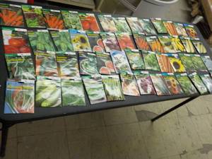 lot 260 image: 52 pkgs of Burpee Garden Seeds dat...