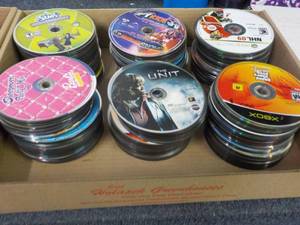 lot 275 image: 300 or so DVDs, CDs, Games and Audi...