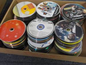 lot 276 image: 300 or so DVDs, CDs, Games and Audi...