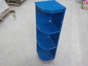 lot 287 image: Corner Wood Cabinet 10 x 10 36 h...