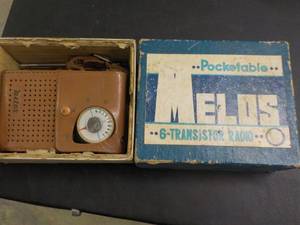lot 298 image: Melos Pocketable 6- Transistor Radi...