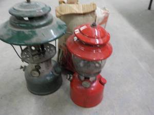 lot 307 image: Coleman Lantern set of 2 ...