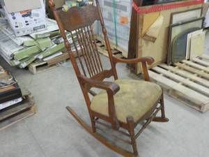 lot 326 image: Vintage Rocking Chair...