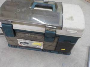 lot 327 image: Tackle Box, Rods, Nets, and Ice Too...