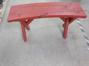 lot 338 image: Outdoor Wood Bench...