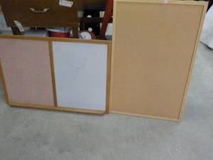 lot 340 image: Bulletin Board and Cork Board...