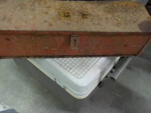 lot 347 image: Metal Tool box with Contents...