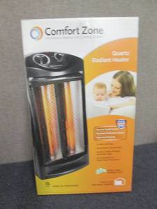 lot 2 image: Comfort Zone 1500-Watt Electric Qua...