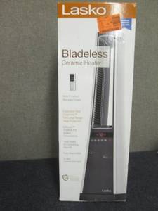 lot 5 image: Lasko Bladeless Ceramic Heater with...