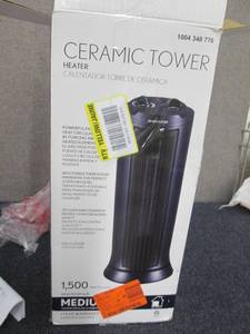 lot 25 image: 1500-Watt Electric Ceramic Tower OS...
