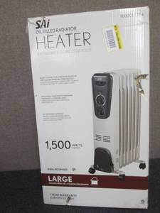 lot 26 image: 1,500-Watt Oil-Filled Radiant Elect...