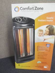 lot 29 image: Comfort Zone 1500-Watt Electric Qua...