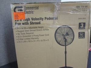 lot 36 image: CE Adjustable-Height 20 in. Shroud ...