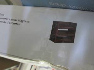 lot 153 image: ClosetMaid Impressions 3-Shelf Shoe...