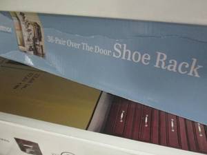 lot 154 image: Whitmor 36-Pair Over the Door Shoe ...