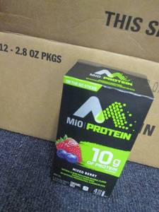lot 158 image: Case of Mio Protein Drink Mix Mixed...