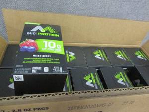 lot 159 image: Case of Mio Protein Drink Mix Mixed...