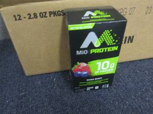 lot 160 image: Case of Mio Protein Drink Mix Mixed...