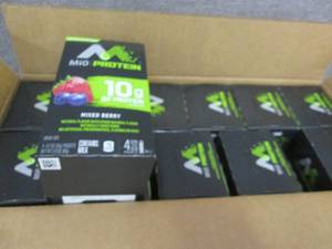 lot 161 image: Case of Mio Protein Drink Mix Mixed...