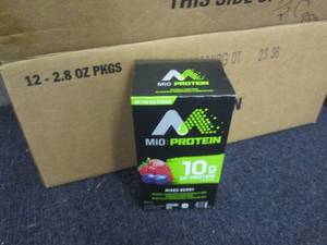 lot 164 image: Case of Mio Protein Drink Mix Mixed...