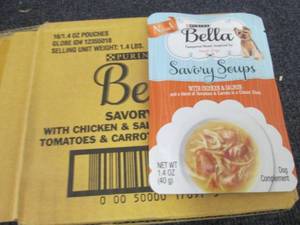 lot 190 image: Box of 16 1.4 oz Pouches Purina Be...