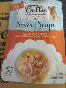 lot 192 image: Box of 16 1.4 oz Pouches Purina Be...