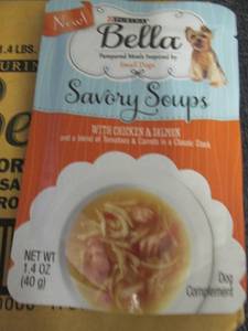 lot 195 image: Box of 16 1.4 oz Pouches Purina Be...