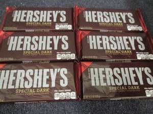lot 217 image: 6- 4.25 oz Bars Hersheys Special D...