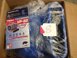 B-Air VP-50 Vent Grey 2-Speed Air Mover - 12 hpin good condition