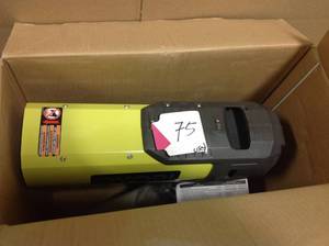 Ryobi 18-Volt ONE 15K BTU Hybrid Forced Air Propane Heater USED