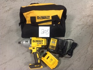 DEWALT 20-Volt MAX XR Cordless Brushless High Torque 12 in. Impact Wrench w Detent Pin Anvil,Battery 4.0Ah,Charger & Tool Bag