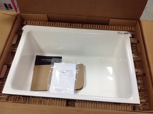 KOHLER Whitehaven Farmhouse Self-Trimming Apron Front Cast Iron 33 in. Single Bowl Kitchen Sink in White (NOT USED)