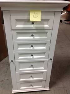 Hampton Harbor White Jewelry Armoire by Home Decorators Collection in good condition