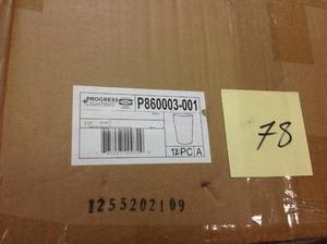 Progress Lighting Debut Collection Accessory Shade in good condition