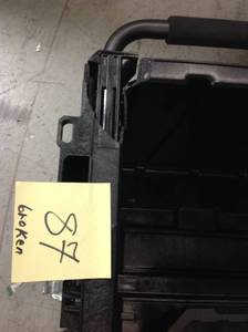 Husky 37 in. Rolling Tool Box Utility Cart Black BROKEN DAMAGE