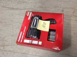 HUSKY 500 Lumen LED SPOTLIGHT 1001 596 206 Virtually Unbreakable wBatteries in good condition